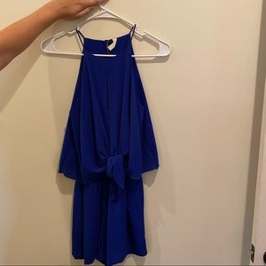 Blue romper